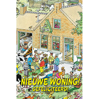 VIP Jan van Haasteren Greeting Card - Nieuwe woning! Gefeliciteerd!