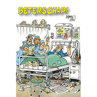 VIP Jan van Haasteren Greeting Card - Beterschap!