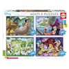 Classiques Disney - 4 puzzles 50 / 80 / 100 / 150 pièces