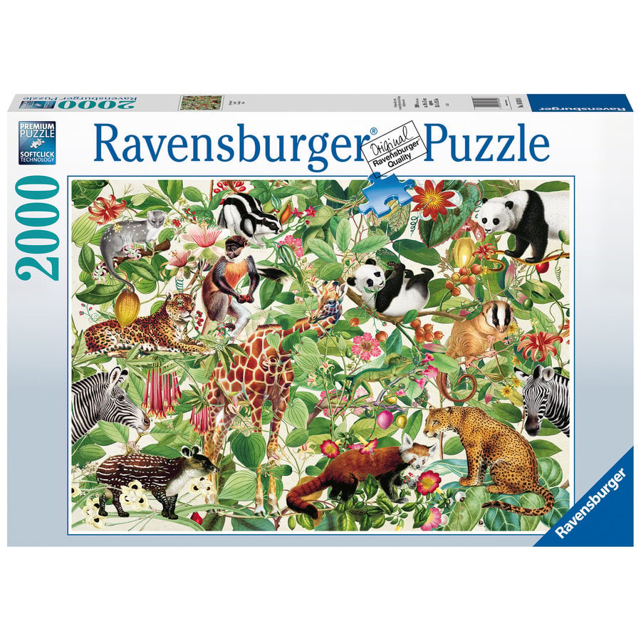 De Jungle - puzzel van 2000 stukjes-1