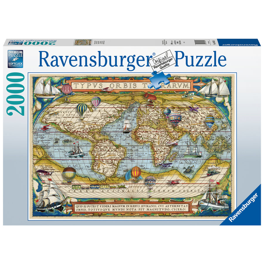 Around the World - puzzel van 2000 stukjes-2