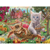 SUNSOUT Cats in the hammock -  jigsaw puzzle of 300 XXL pieces