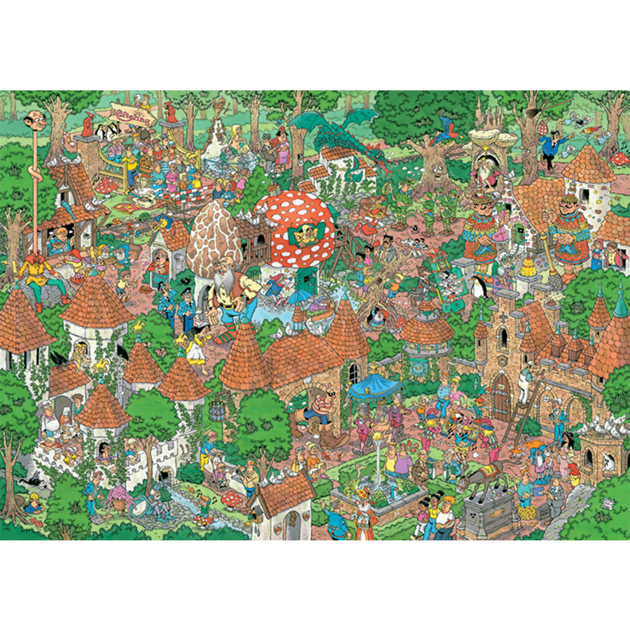 Fairytale Forest - Efteling -  Jan van Haasteren - 20045 - 1000 pieces-4