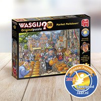 thumb-Wasgij Original 38 - Market Meltdown - 1000 pieces-1