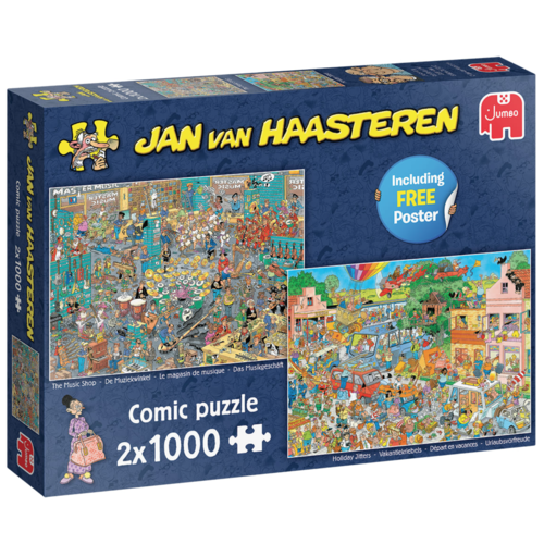  Jumbo Muziekwinkel / Vakantiekriebels - JvH - 2 x 1000 stukjes 