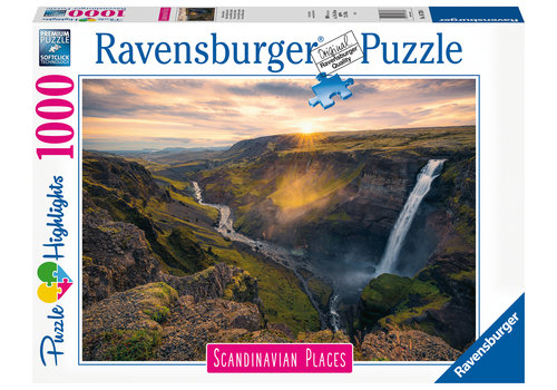  Ravensburger Waterval Haifoss in IJsland - 1000 stukjes 