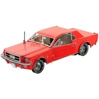 thumb-Ford Mustang 1965 Coupé Rouge - puzzle 3D-1