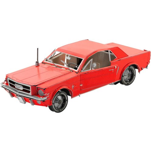  Metal Earth Ford Mustang 1965 Coupé Rood - 3D puzzel 