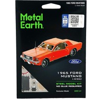 thumb-Ford Mustang 1965 Coupé Rouge - puzzle 3D-2