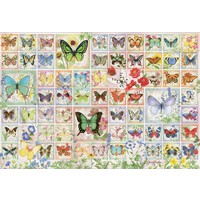 thumb-Papillons et fleurs - puzzle de 2000 pièces-1