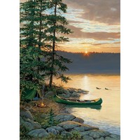 thumb-Canoe Lake - puzzel van 500 XL stukjes-1