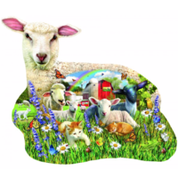 Lamb Shop  - jigsaw puzzle of 1000 pieces