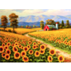 SUNSOUT Sunflowers in bloom -  jigsaw puzzle of 300 XXL pieces