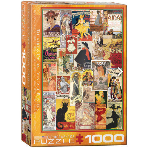  Eurographics Puzzles Theater & Opera Vintage Posters - 1000 pièces 