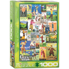 Eurographics Puzzles Golf rond de wereld - puzzel van 1000 stukjes