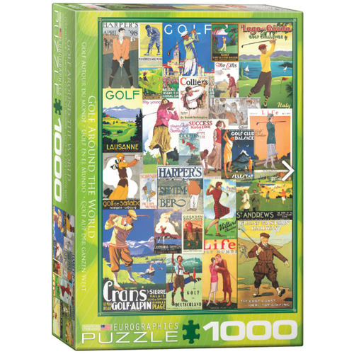  Eurographics Puzzles Golf around the World - 1000 pieces 