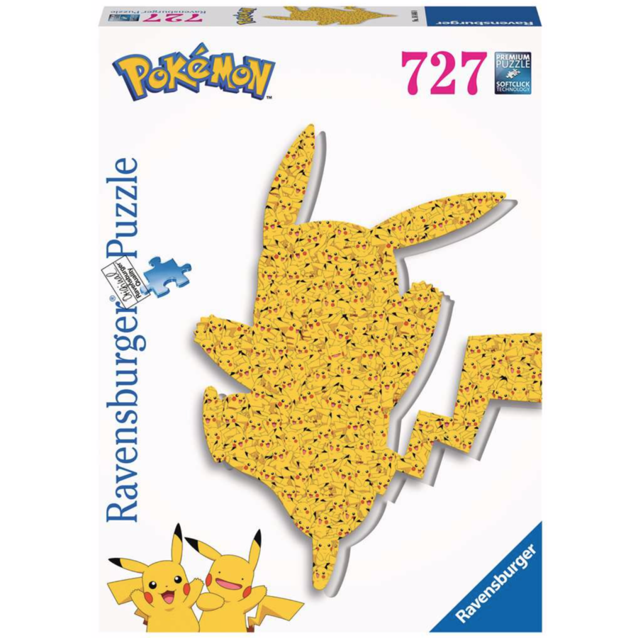 Shaped Pikachu  - puzzle of 727 pieces-1