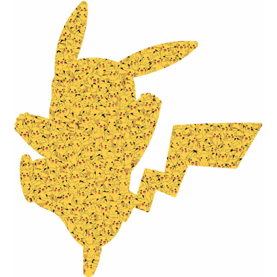 Shaped Pikachu   - puzzel van 727 stukjes-2