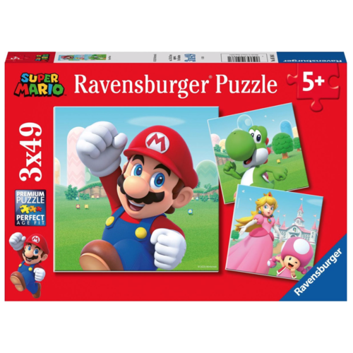  Ravensburger Super Mario    - 3 x 49 pieces 