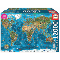 thumb-Merveilles du monde   - puzzle de 12000 pièces-1