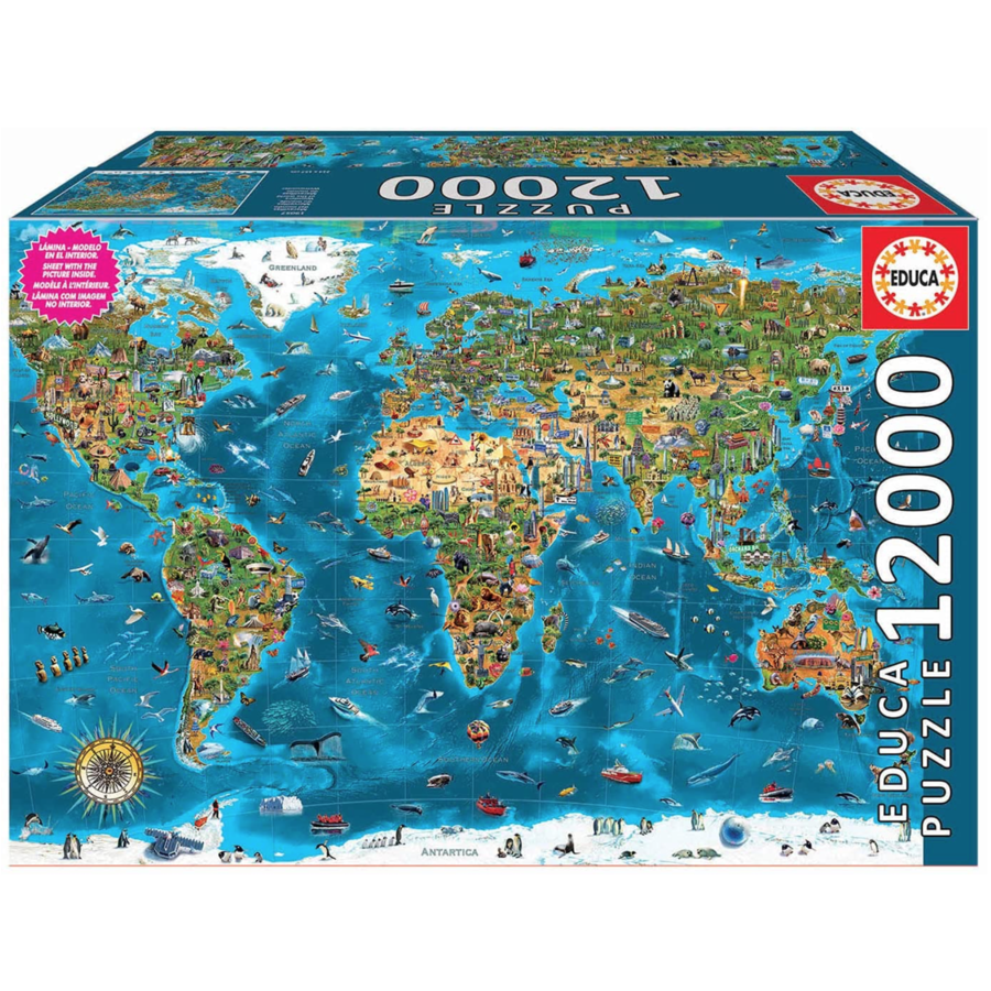 Merveilles du monde   - puzzle de 12000 pièces-1