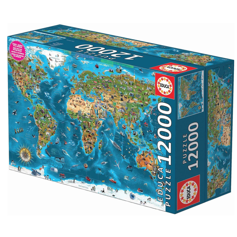 Merveilles du monde   - puzzle de 12000 pièces-3