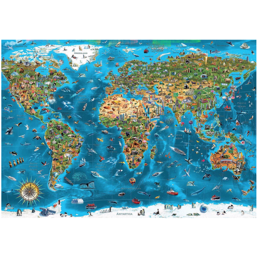 Merveilles du monde   - puzzle de 12000 pièces-2