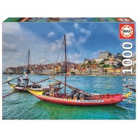 thumb-Bateaux Rabelo, Porto - puzzle de 1000 pièces-2