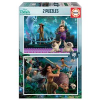 thumb-Raya et le dernier dragon - 2 puzzles de 100 pièces-1