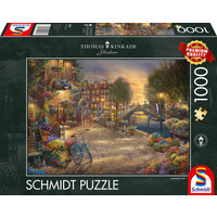 thumb-Amsterdam  - Thomas Kinkade - jigsaw puzzle of 1000 pieces-1