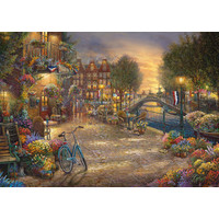 thumb-Amsterdam  - Thomas Kinkade - jigsaw puzzle of 1000 pieces-2