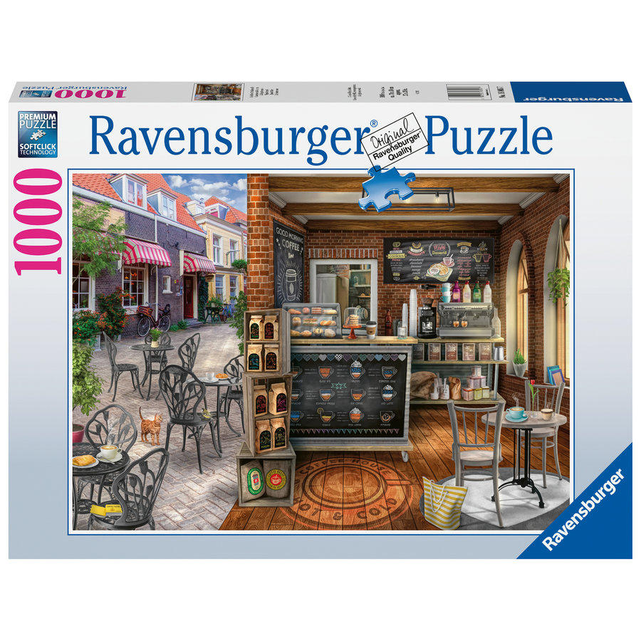 Quaint Café - Jigsaw puzzle of 1000 pieces-1