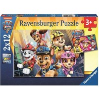 thumb-Paw Patrol the Movie - 2 puzzles of 12 pieces-1