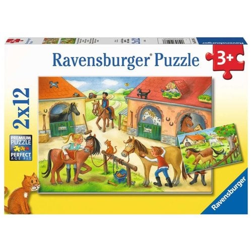  Ravensburger Vakantie op de manege - 2 x 12 stukjes 