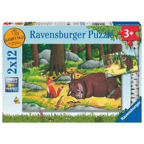  Ravensburger The Gruffalo - 2 x 12 stukjes 