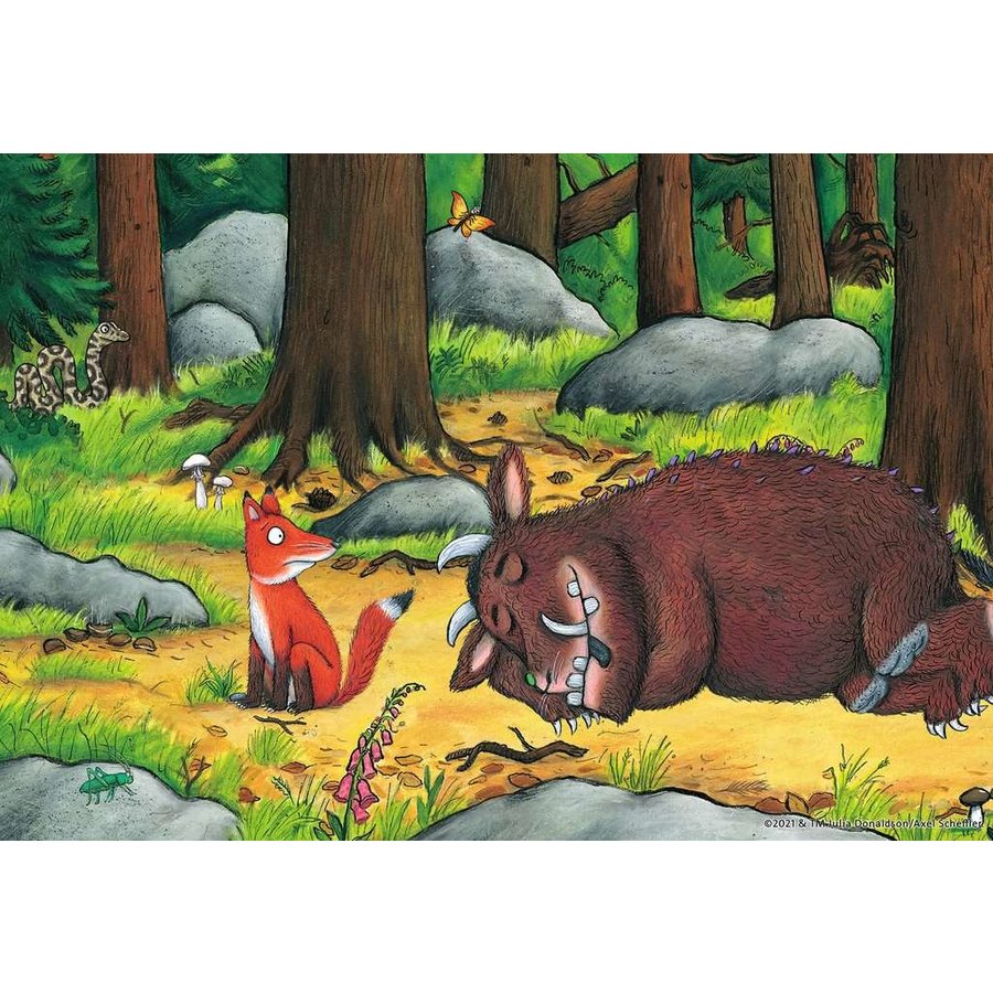 The Gruffalo - 2 puzzels van 12 stukjes-2