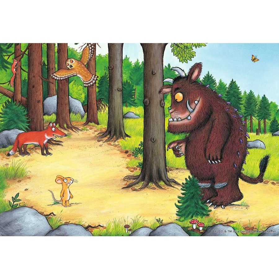 The Gruffalo - 2 puzzles of 12 pieces-3