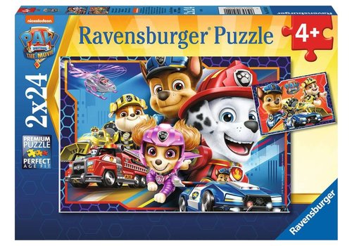  Ravensburger Paw Patrol The Movie - 2 x 24 pièces 