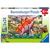 Ravensburger Wild prehistoric animals - 2 puzzles of 24 pieces