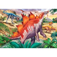 thumb-Wild prehistoric animals - 2 puzzles of 24 pieces-3