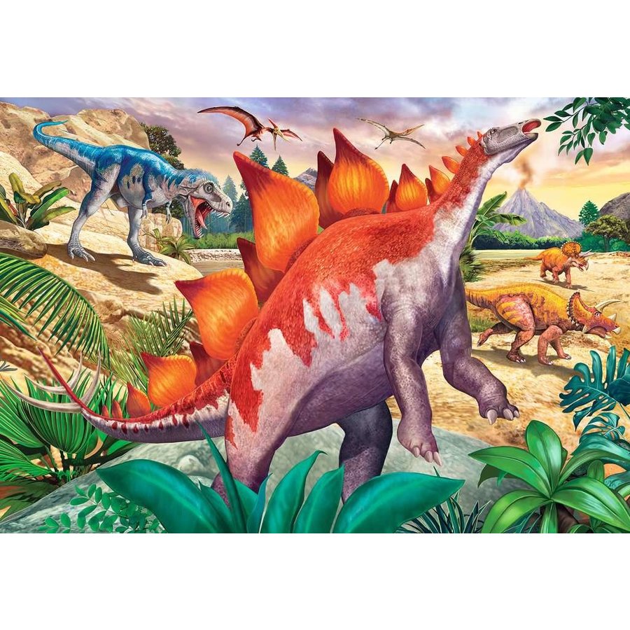 Wild prehistoric animals - 2 puzzles of 24 pieces-3