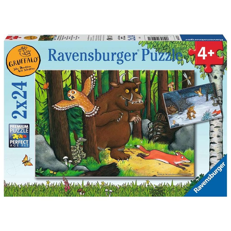 The Gruffalo - 2 puzzles of 24 pieces-1