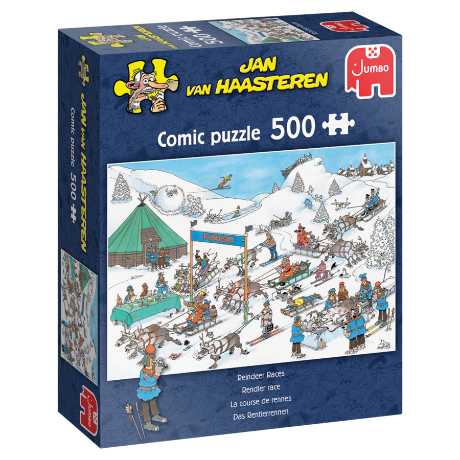 Rendier Race - Jan van Haasteren - puzzel van 500 stukje-2