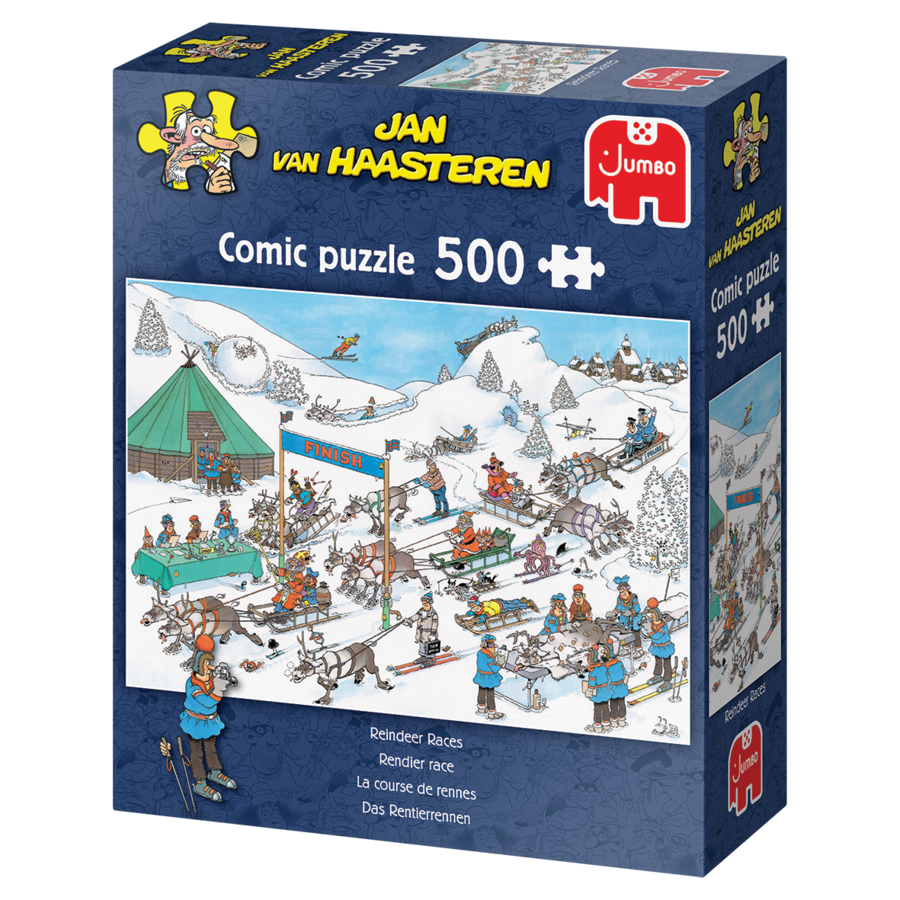 Rendier Race - Jan van Haasteren - puzzel van 500 stukje-3