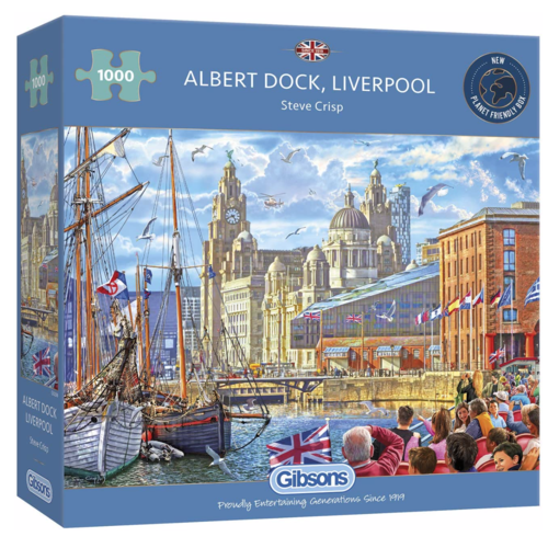  Gibsons Albert Dock in Liverpool - 1000 stukjes 