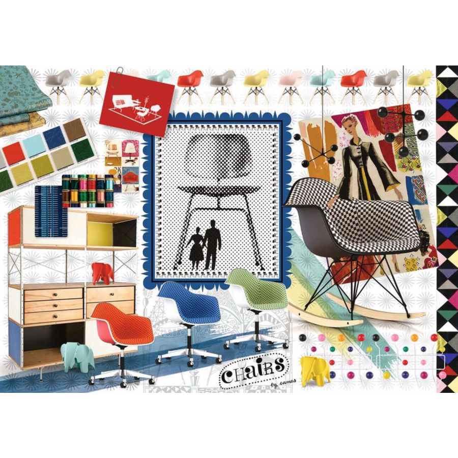 Eames Design Spectrum - Legpuzzel  van 1000 stukjes-3