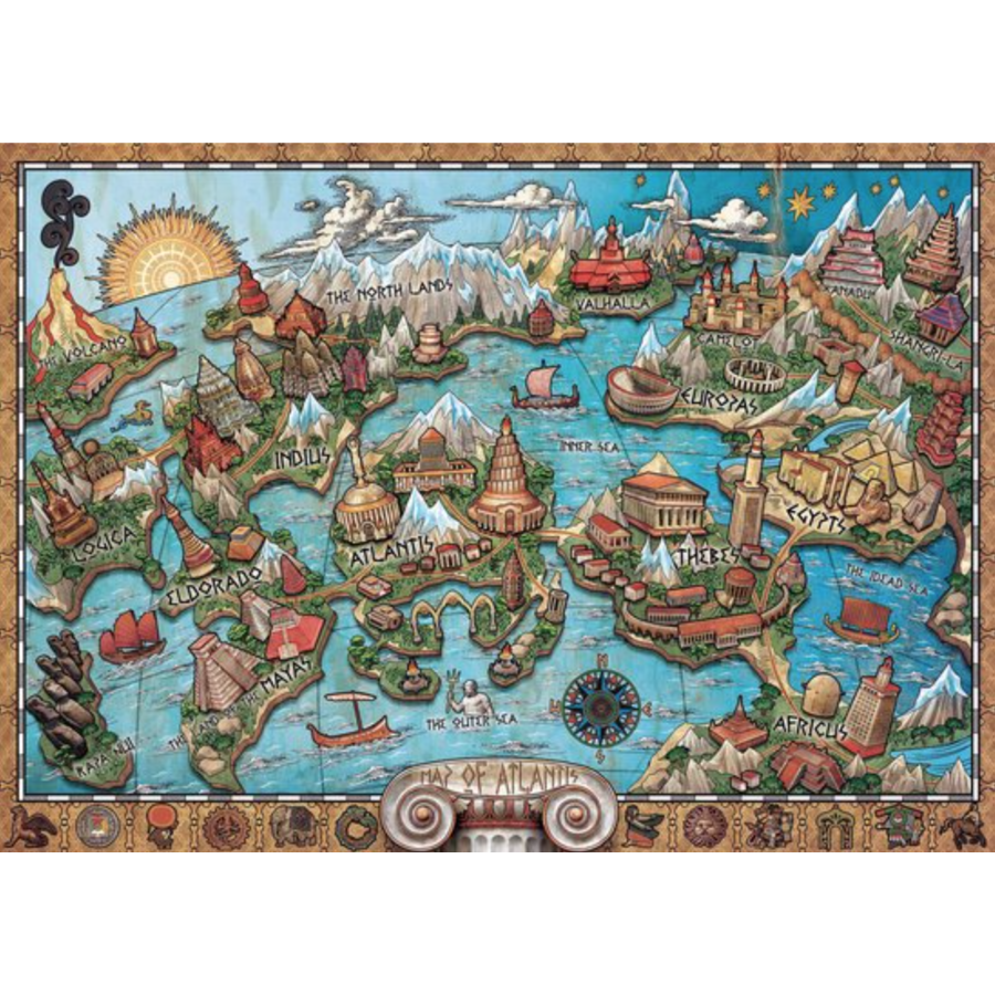 Mysterious Atlantis - Jigsaw puzzle of 1000 pieces-3