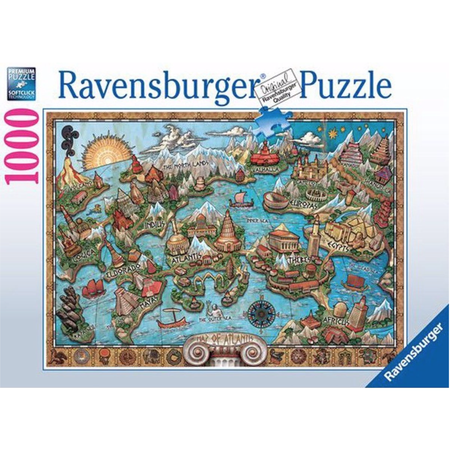 Mysterious Atlantis - Jigsaw puzzle of 1000 pieces-1