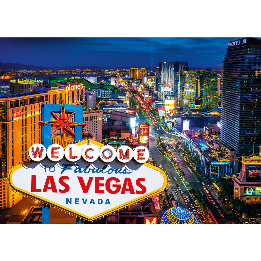 Fabulous Las Vegas - Jigsaw puzzle of 1000 pieces-3