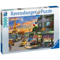 thumb-Romantische avond in Parijs - puzzel van 2000 stukjes-1